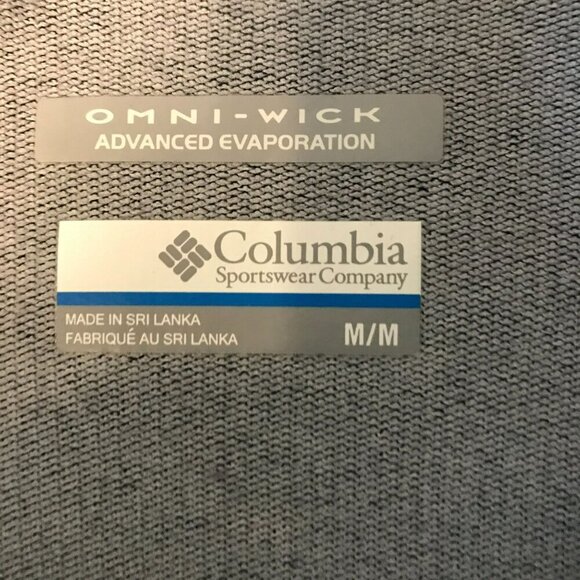 Columbia Women's Omni-Wick Advanced Evaporation Quarter Zip Jacket Medium Blue - Picture 9 of 13